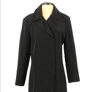 ANDREW MARC size S waterproof black short trench coat in excellent condition